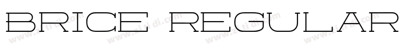 Brice Regular Expand字体转换